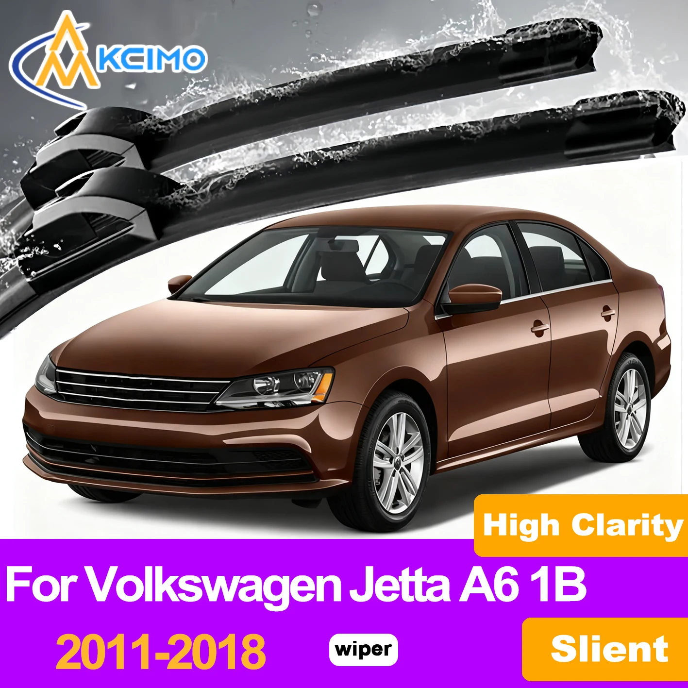 KCIMO 2PCS Direct Fit Front Windshield Wiper Blades For Volkswagen Jetta A6 1B 2011-2018 Easy Installation, Quiet & Streak-Free
KCIMO 2PCS Direct Fit Front Windshield Wiper Blades For Volkswagen Jetta A6 1B 2011-2018 Easy Installation, Quiet & Streak-Free