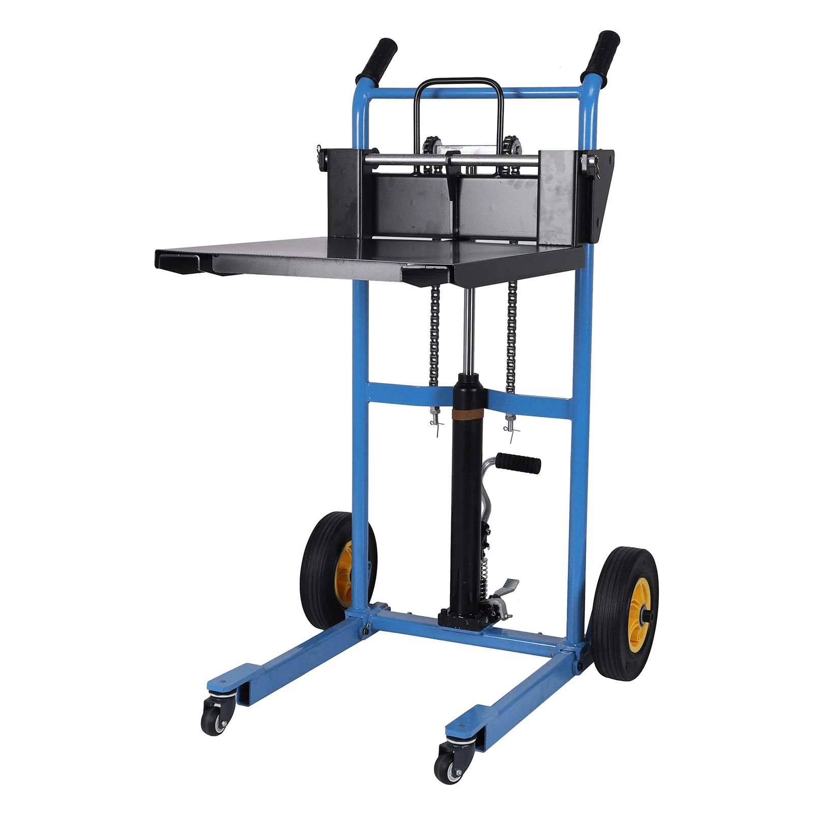 Ручной штабелер с лебедкой на 450 фунтов, 2 универсальных колеса, ручной вилочный погрузчик для строительства, складов и DIY-проектов
Ручной штабелер с лебедкой на 450 фунтов, 2 универсальных колеса, ручной вилочный погрузчик для строительства, складов и DIY-проектов