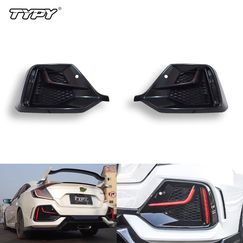 TYPY Car For Honda Civic 10th Gen Hatchback 2016-2021 Car New LED DRL Dynamic Turn Signal Rear Bumper Light Car Accessories
TYPY Car For Honda Civic 10th Gen Hatchback 2016-2021 Car New LED DRL Dynamic Turn Signal Rear Bumper Light Car Accessories