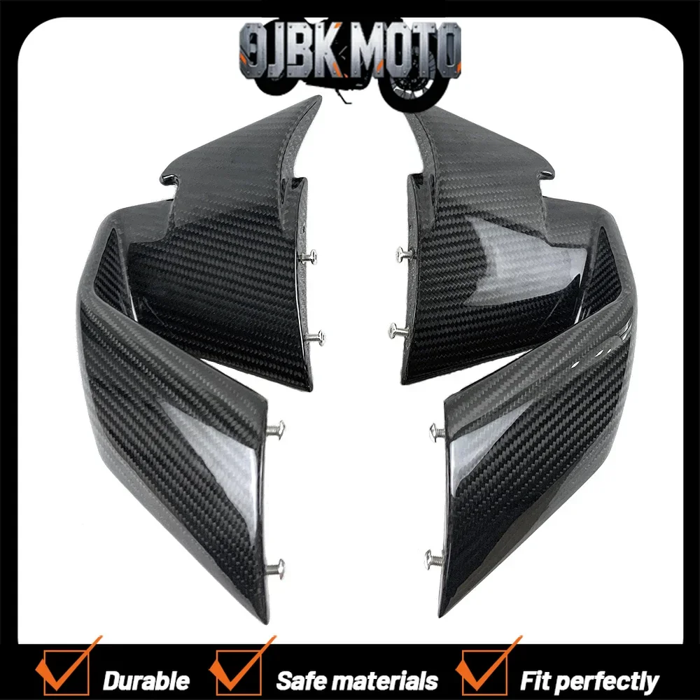 【Perfect fit】For Bmw S1000RR New Motorcycle Modified Fixed Wind Wing Full Real Carbon Fiber Reducer Winglets Air Deflector 2021+
【Perfect fit】For Bmw S1000RR New Motorcycle Modified Fixed Wind Wing Full Real Carbon Fiber Reducer Winglets Air Deflector 2021+