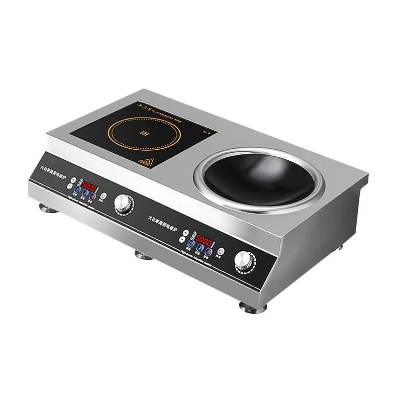 Commercial Double Induction Cooker High Power Flat Concave Strong Flame Canteen All Pot Compatible Stove
Commercial Double Induction Cooker High Power Flat Concave Strong Flame Canteen All Pot Compatible Stove