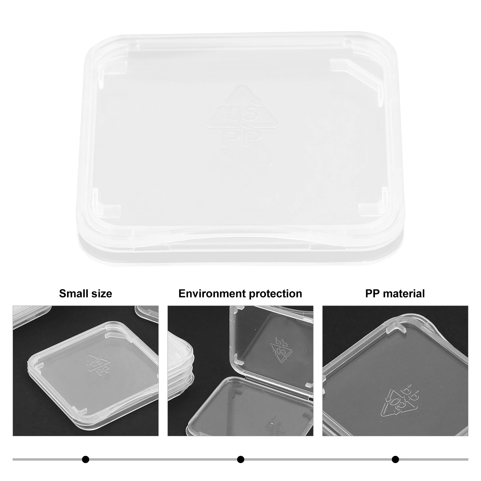 100 pcs Card Box Memory Storage Case Clear PP Material Protect Card Avoid Damage Lightweight Household Storage
100 pcs Card Box Memory Storage Case Clear PP Material Protect Card Avoid Damage Lightweight Household Storage