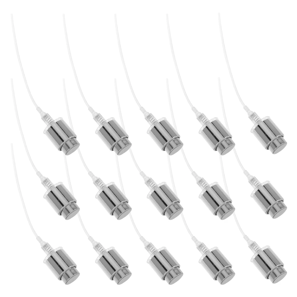 15pcs Bottle Perfume Spray Pump Cap Accessories Silver Edge Spray Pump Head Replacement Cap Nozzle Dispenser Lid for DIY
15pcs Bottle Perfume Spray Pump Cap Accessories Silver Edge Spray Pump Head Replacement Cap Nozzle Dispenser Lid for DIY