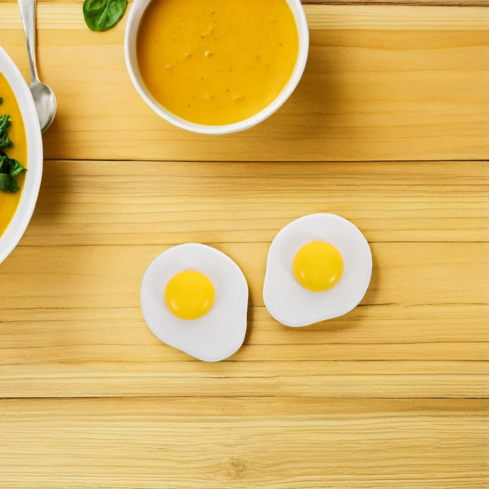 Набор из 5 реалистичных деревянных имитаций жареных яиц для интерактивного обучения, ролевых игр и творчества
Набор из 5 реалистичных деревянных имитаций жареных яиц для интерактивного обучения, ролевых игр и творчества