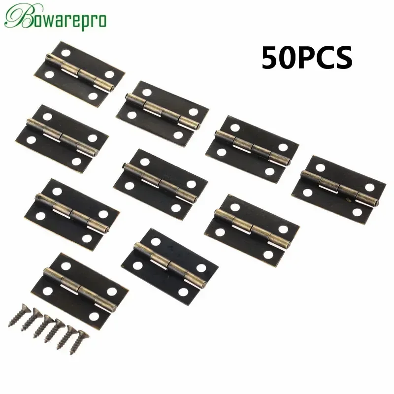 50PCS Antique Hinge Square Antique Door Hinges For Wooden Cabinet Drawer Jewellery Box Furniture Hinge Hardware Bronze 24*16MM
50PCS Antique Hinge Square Antique Door Hinges For Wooden Cabinet Drawer Jewellery Box Furniture Hinge Hardware Bronze 24*16MM