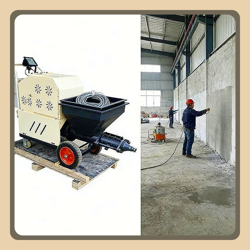 Efficient Professional Electric Mortar Cement Plaster Machine Spray Pump for Wall Rendering Renovation Work Customized Hot Sale
Efficient Professional Electric Mortar Cement Plaster Machine Spray Pump for Wall Rendering Renovation Work Customized Hot Sale