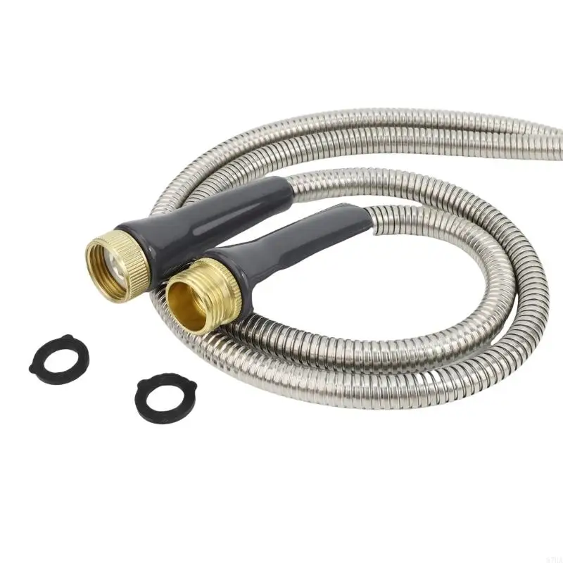 3FT Stainless Steel Garden Hose With Brass Fittings Design For Watering 87HA
3FT Stainless Steel Garden Hose With Brass Fittings Design For Watering 87HA