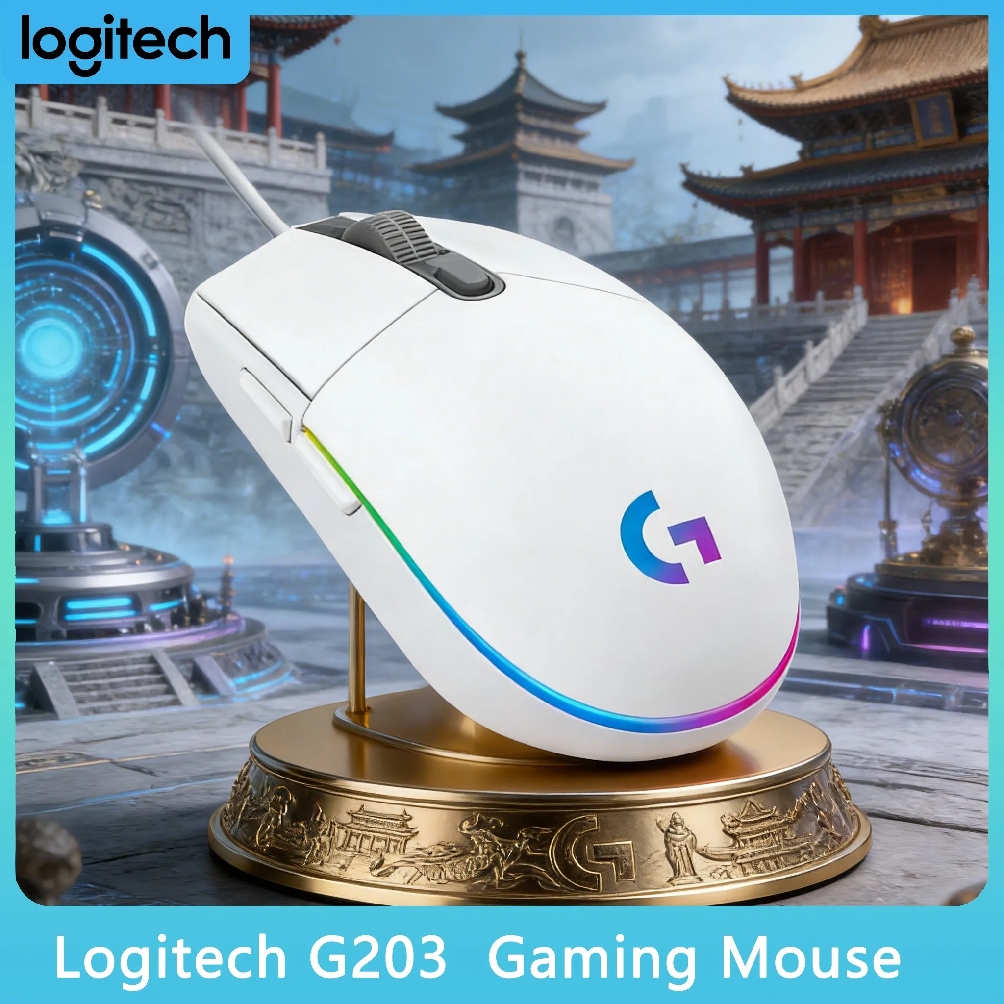 High Responsive Logitech G203 1000Hz Polling Rate for Matches
High Responsive Logitech G203 1000Hz Polling Rate for Matches