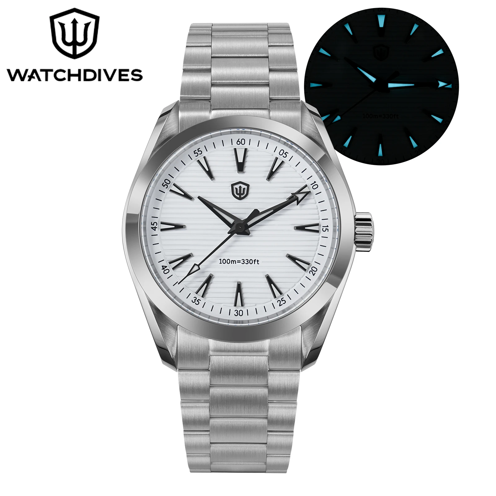 Watchdives WD0006 Винтажные часы VH31 Sweep Second Механизм Куполообразный сапфир BGW9 Светящиеся 10 бар Водонепроницаемые мужские часы 38 мм
Watchdives WD0006 Винтажные часы VH31 Sweep Second Механизм Куполообразный сапфир BGW9 Светящиеся 10 бар Водонепроницаемые мужские часы 38 мм
