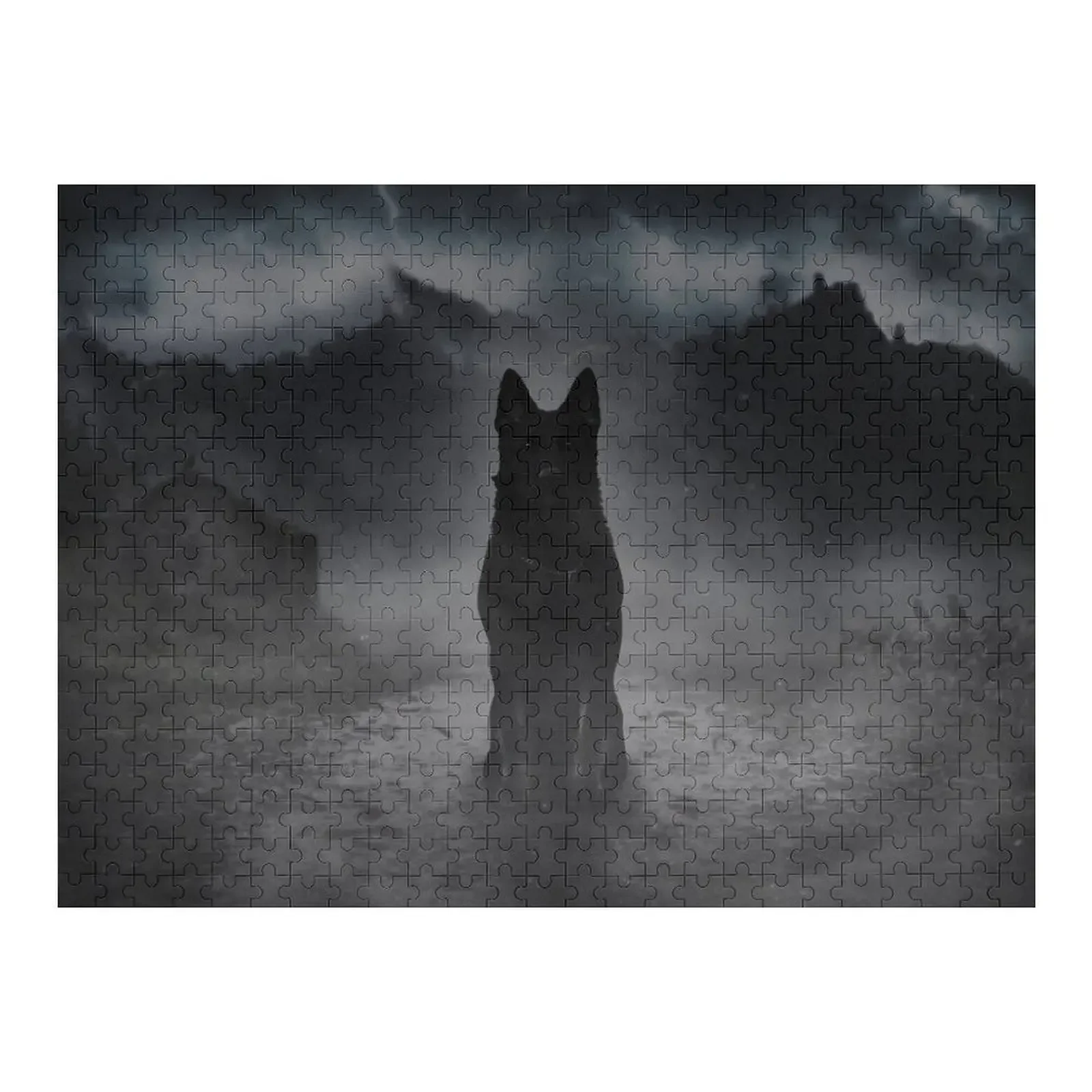 Black german shepherd in the fog Jigsaw Puzzle Baby Wooden Children Customs With Photo Puzzle
Black german shepherd in the fog Jigsaw Puzzle Baby Wooden Children Customs With Photo Puzzle