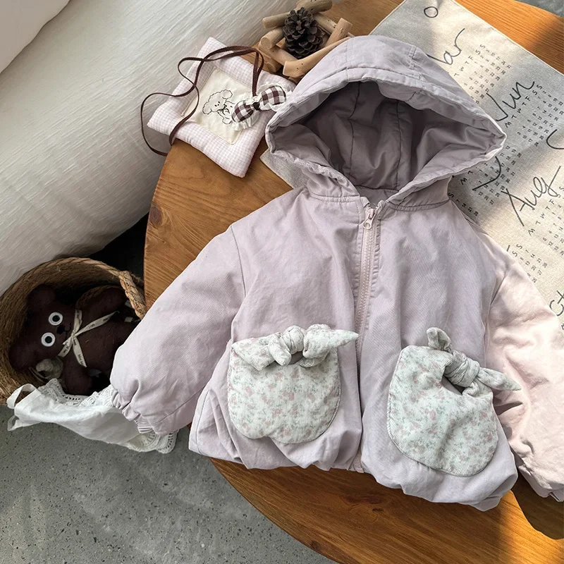 Girls Coat 2024 Winter New Childrens Wear Korean Style Baby Girl Floral Pocket Solid Color Thickened Wool Jacket Casual Simple
Girls Coat 2024 Winter New Childrens Wear Korean Style Baby Girl Floral Pocket Solid Color Thickened Wool Jacket Casual Simple