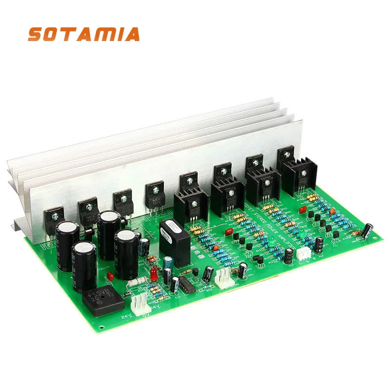SOTAMIA 300W Power Amplifier Audio Board V-MOS 2.0 Channel Hifi Stereo Speaker Amplifier DIY Amplificador Audio Smart Home
SOTAMIA 300W Power Amplifier Audio Board V-MOS 2.0 Channel Hifi Stereo Speaker Amplifier DIY Amplificador Audio Smart Home