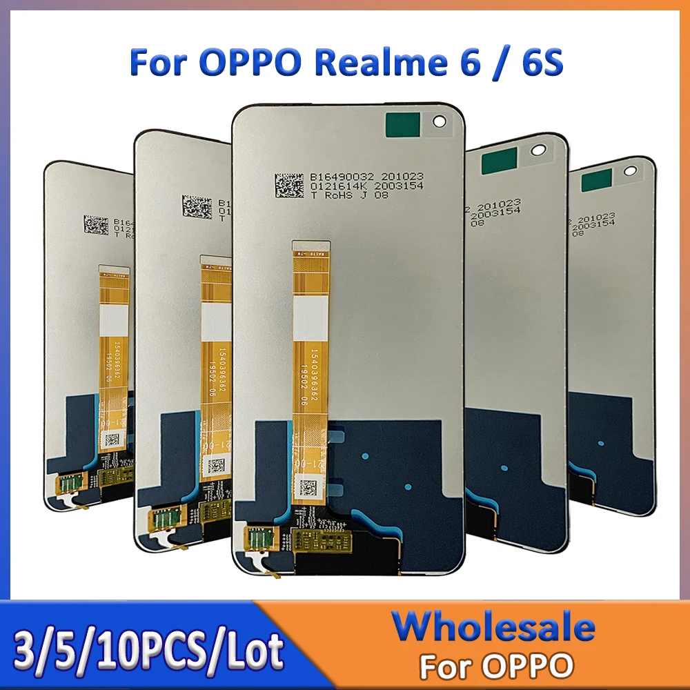 Wholesale Lot of 3/5/10 For OPPO Realme 6 LCD Screens with Touch Mount Display For Bulk Purchase For oppo Realme 6s
Wholesale Lot of 3/5/10 For OPPO Realme 6 LCD Screens with Touch Mount Display For Bulk Purchase For oppo Realme 6s