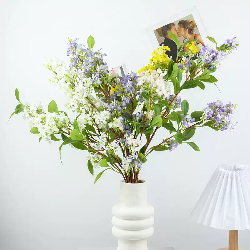 Artificial Lilac Clove Flowers Fake Floral Bouquet Real Touch Faux Stems For Living Room Dining Table Home Wall Decor Ornament
Artificial Lilac Clove Flowers Fake Floral Bouquet Real Touch Faux Stems For Living Room Dining Table Home Wall Decor Ornament
