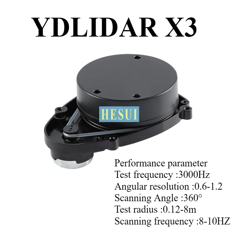 Оригинальный модуль YDLIDAR X3 LiDAR с датчиком диапазона на 360 градусов, сканирование обхода препятствий для автомобильной навигации
Оригинальный модуль YDLIDAR X3 LiDAR с датчиком диапазона на 360 градусов, сканирование обхода препятствий для автомобильной навигации
