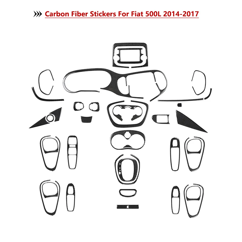 Car Center Console Door Control Panel Carbon Fiber Stickers For Fiat 500L 2014 2015 2016 2017 Styling Accessories
Car Center Console Door Control Panel Carbon Fiber Stickers For Fiat 500L 2014 2015 2016 2017 Styling Accessories