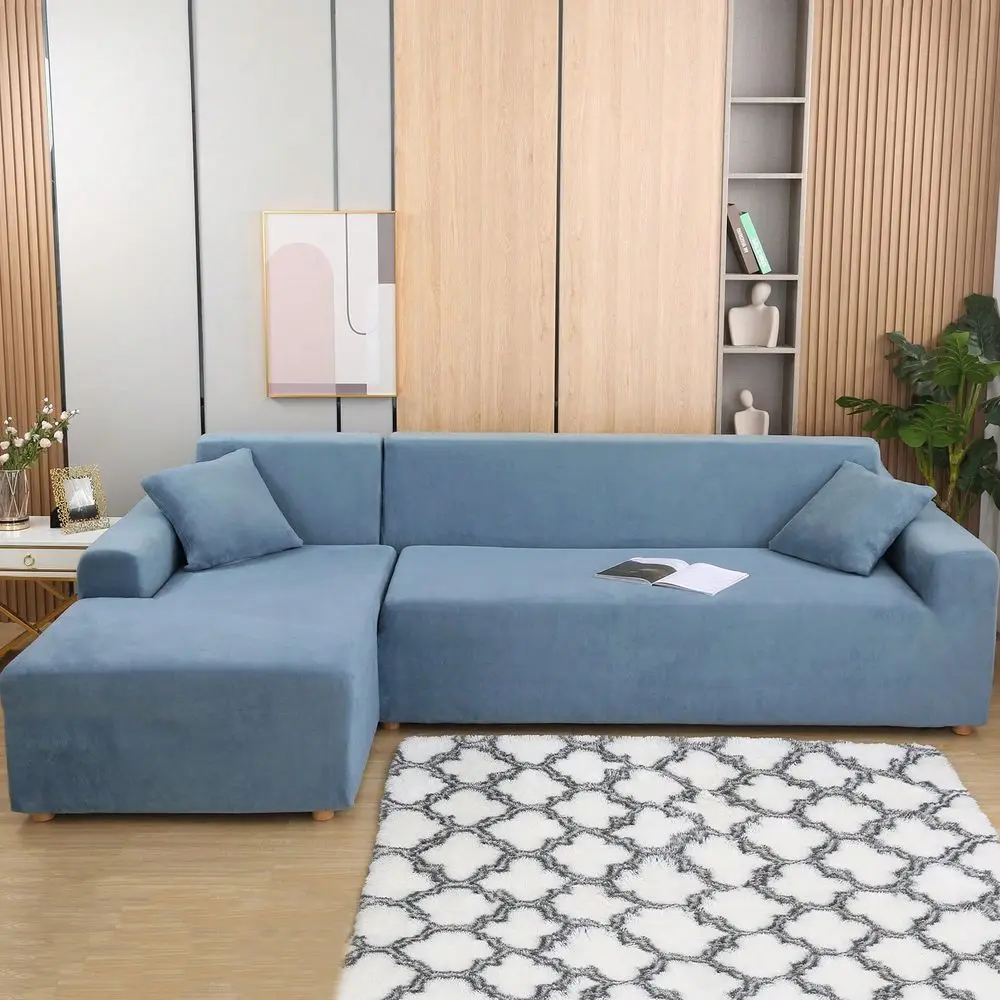 Shape Sofa Cover 2 Piece Thick Velvet Stretch Plush Elastic Couch Slipcovers 3 3 Seaters Chaise Sectional Couch LShaped Sofa
Shape Sofa Cover 2 Piece Thick Velvet Stretch Plush Elastic Couch Slipcovers 3 3 Seaters Chaise Sectional Couch LShaped Sofa