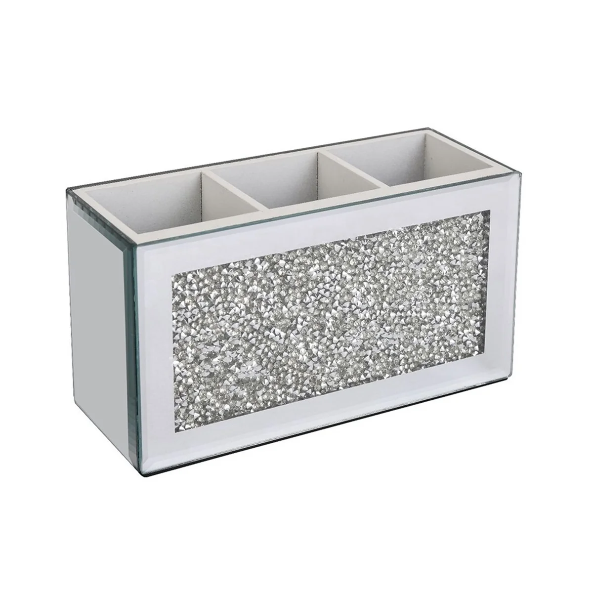 Makeup Brush Holder Organizer Bling Crushed Diamond Glass Mirrored Jewelry Boxes Women Jewelry Organizer Storage Boxes HOT
Makeup Brush Holder Organizer Bling Crushed Diamond Glass Mirrored Jewelry Boxes Women Jewelry Organizer Storage Boxes HOT