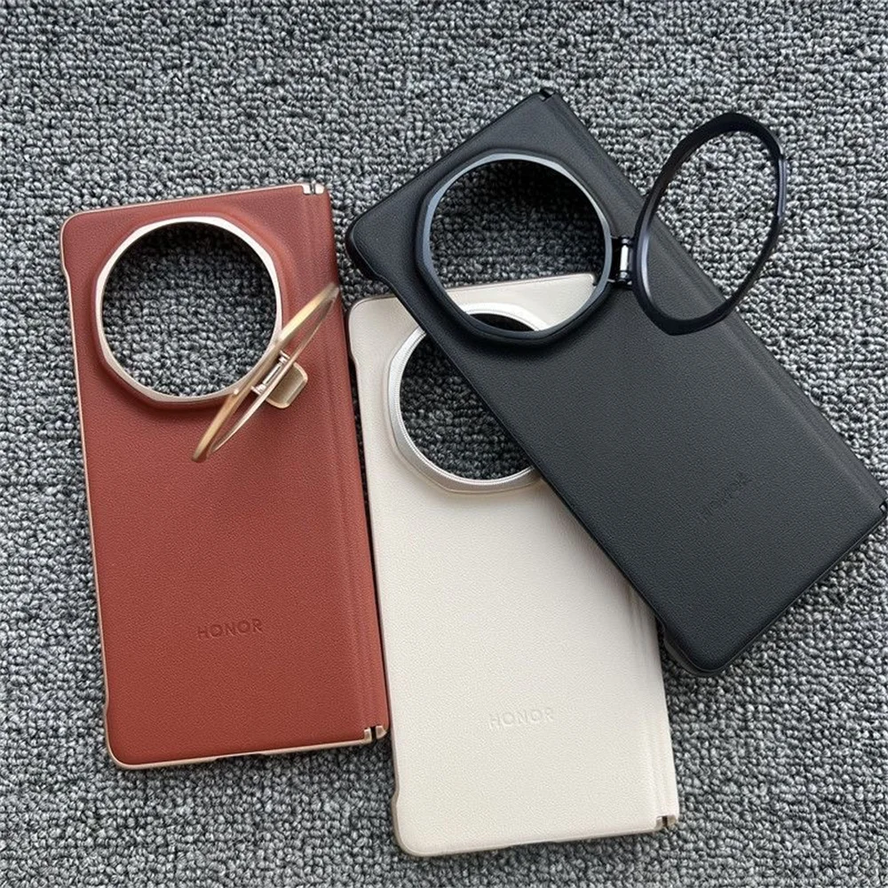 Роскошный оригинальный чехол-кронштейн из искусственной кожи Honor Magic V5, противоударная задняя крышка для MagicV5 5G, полный защитный корпус с подставкой
Роскошный оригинальный чехол-кронштейн из искусственной кожи Honor Magic V5, противоударная задняя крышка для MagicV5 5G, полный защитный корпус с подставкой