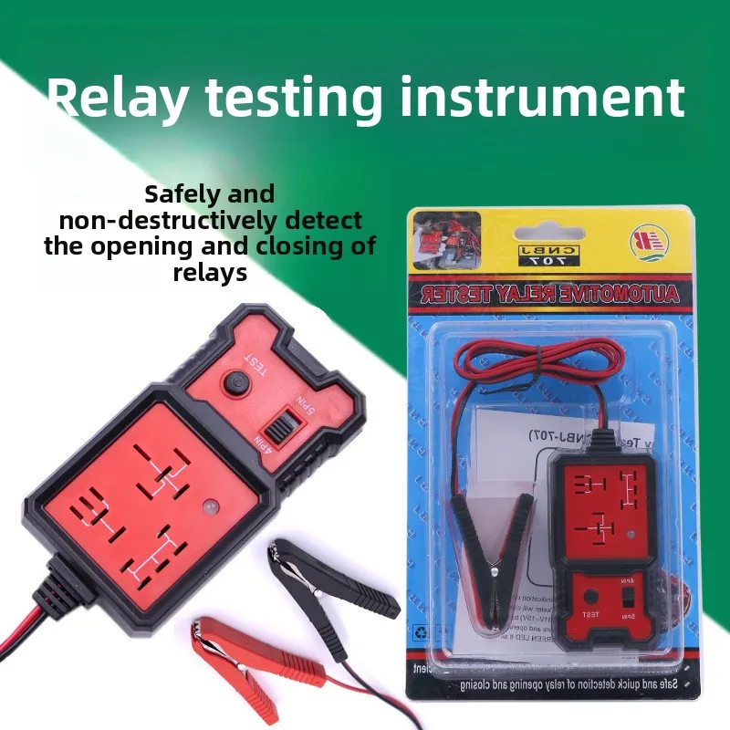 12V 24V Automotive Relay Tester 4-Pin 5-Pin Relay Diagnostic Tool for Car Relay Testing Circuit Inspection Outdoor Camping Ge
12V 24V Automotive Relay Tester 4-Pin 5-Pin Relay Diagnostic Tool for Car Relay Testing Circuit Inspection Outdoor Camping Ge