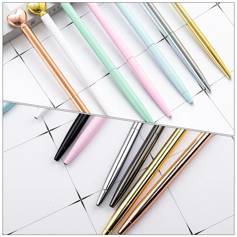 2pcs Ballpoint Pens Creative Heart Design Premium Ink Pens Stainless Steel Office Stationery Supplies For Students
2pcs Ballpoint Pens Creative Heart Design Premium Ink Pens Stainless Steel Office Stationery Supplies For Students