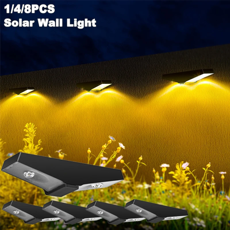 1-8PCS Outdoor Lighting Solar Wall Light Illumination for Different Outdoor Garden Decor Waterproof for Courtyard Fence Lighting
1-8PCS Outdoor Lighting Solar Wall Light Illumination for Different Outdoor Garden Decor Waterproof for Courtyard Fence Lighting
