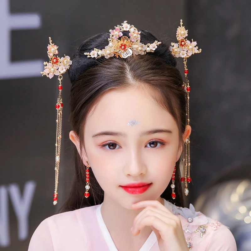 *Детский головной убор Hanfu для девочек, древний костюм в китайском стиле, аксессуары, заколка для волос с кисточкой, ступенькой встряхивания
*Детский головной убор Hanfu для девочек, древний костюм в китайском стиле, аксессуары, заколка для волос с кисточкой, ступенькой встряхивания