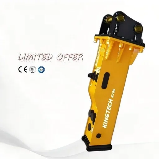 68 Mini Tractor Attachment Hydraulic Rock Breaker Hammer 68mm Chisel YANTAI 680 Type Heavy with Pump for 5-7 Ton Excavators
68 Mini Tractor Attachment Hydraulic Rock Breaker Hammer 68mm Chisel YANTAI 680 Type Heavy with Pump for 5-7 Ton Excavators