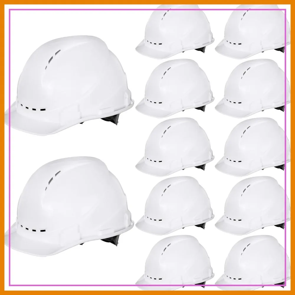 12 Pack Hard Hats with Vents and Cotton Brow Pad, ABS Construction Safety Helmets, Adjustable Ratchet for Work Head Protection
12 Pack Hard Hats with Vents and Cotton Brow Pad, ABS Construction Safety Helmets, Adjustable Ratchet for Work Head Protection