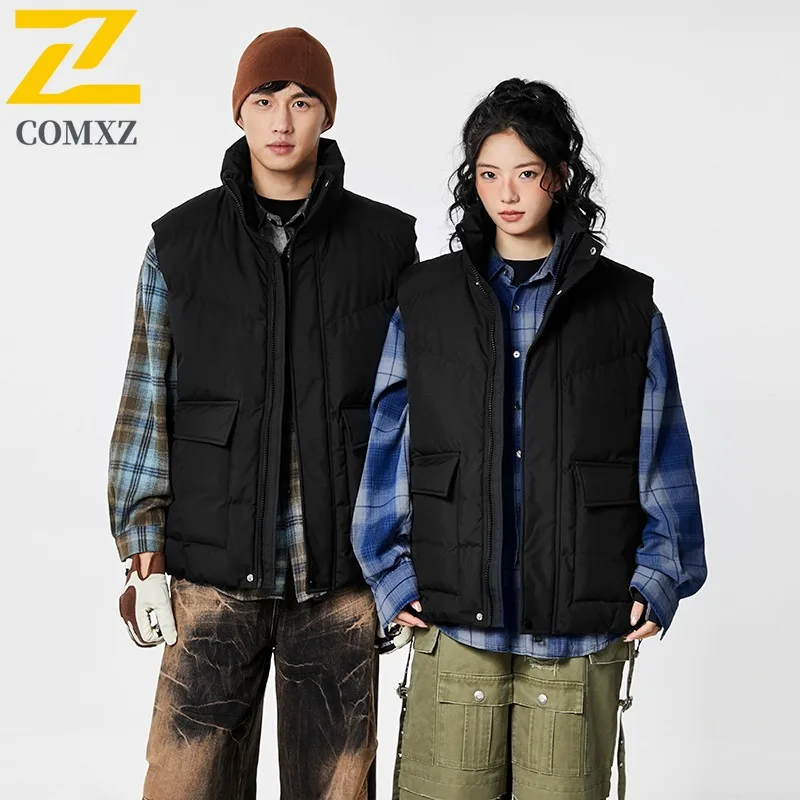 COMXZ Standard Dewu Two Way Padded Vest Korean Trend Handsome Couple Vest Warm Sport Top
COMXZ Standard Dewu Two Way Padded Vest Korean Trend Handsome Couple Vest Warm Sport Top