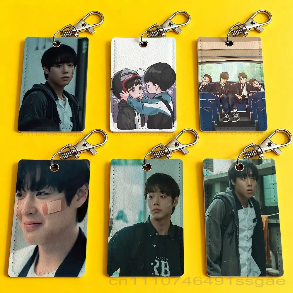 Hot K-drama W-Weak H-Hero Card Case Leather Card Holder Keychain Key Ring Door Access Tags ID Card Case Keychain
Hot K-drama W-Weak H-Hero Card Case Leather Card Holder Keychain Key Ring Door Access Tags ID Card Case Keychain