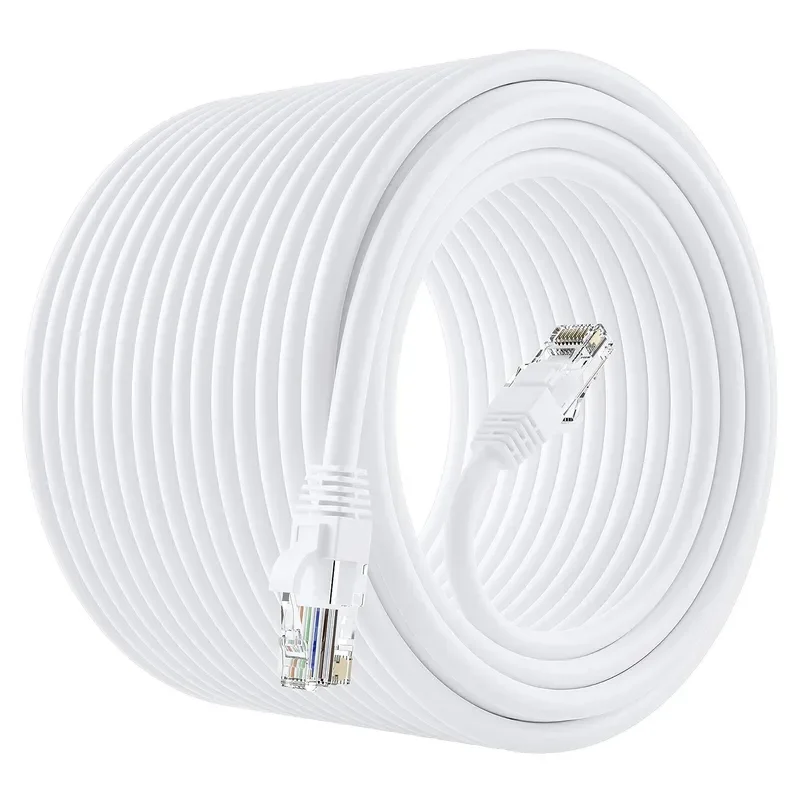 Computer Ethernet Cable Cat6 Gigabit High Speed 1000Mbps Internet Cable 20m 50m RJ45 Shielded Network LAN Cord for Modem Router
Computer Ethernet Cable Cat6 Gigabit High Speed 1000Mbps Internet Cable 20m 50m RJ45 Shielded Network LAN Cord for Modem Router