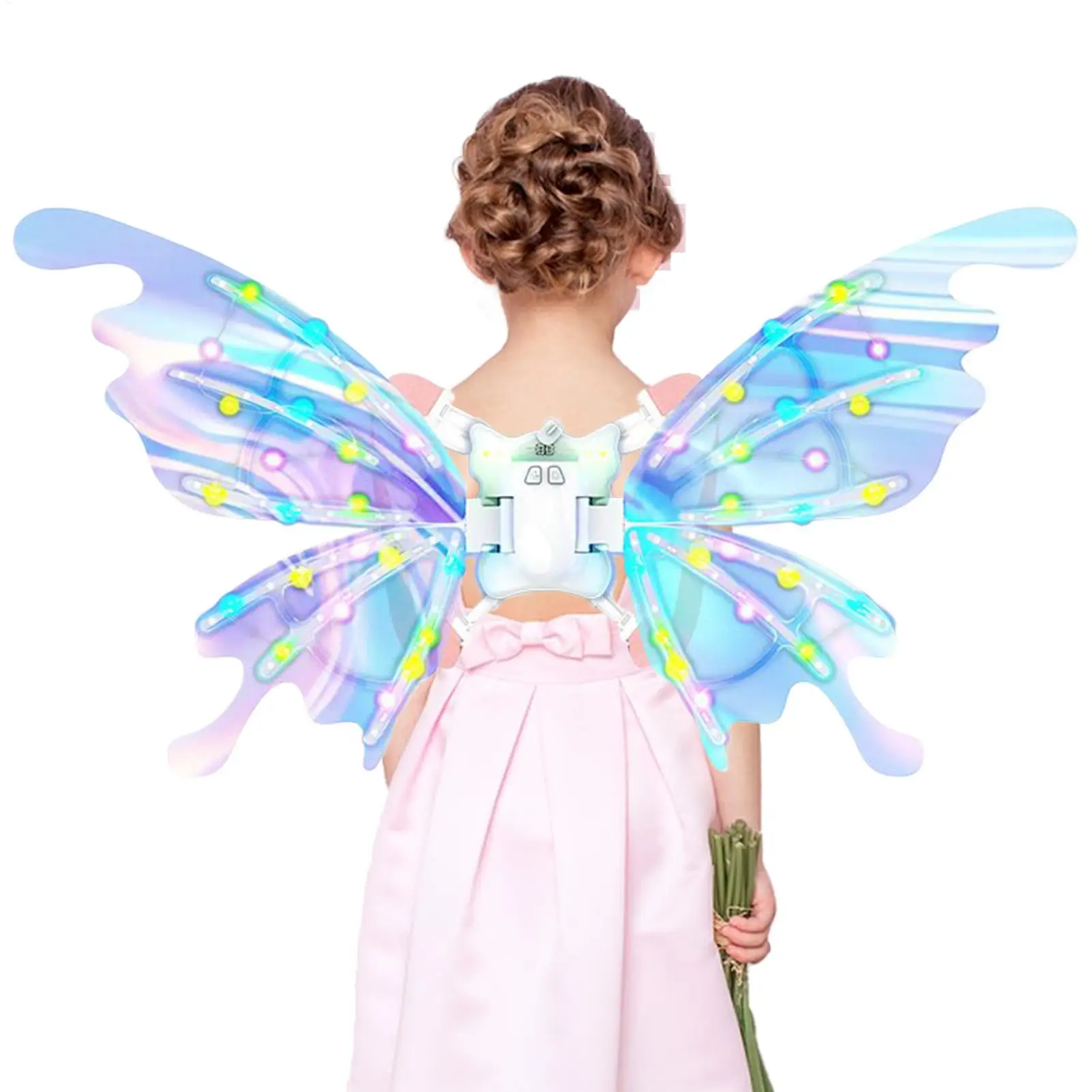 Fairy Angel Wing with Light Music Cosplay Shiny Electrical Moving Elfs Wings Children's Dress Up Butterfly Costume
Fairy Angel Wing with Light Music Cosplay Shiny Electrical Moving Elfs Wings Children's Dress Up Butterfly Costume