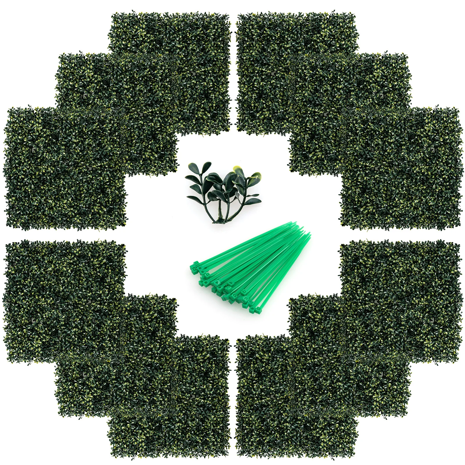 Patiojoy 12Pcs Artificial Peanut Leaf Hedges Panels 20" x 20" Fence Wall Plant
Patiojoy 12Pcs Artificial Peanut Leaf Hedges Panels 20" x 20" Fence Wall Plant