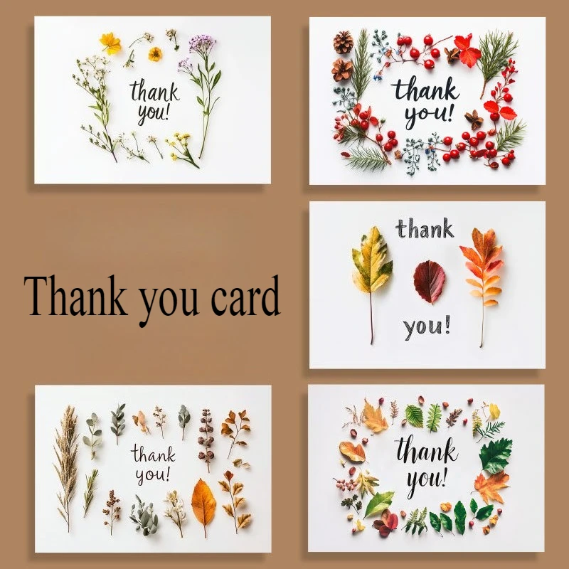 50PCS Business Thank You Card Handwritten Blessings Message Gift Decoration Greeting Card Print Flower Package Decoration
50PCS Business Thank You Card Handwritten Blessings Message Gift Decoration Greeting Card Print Flower Package Decoration
