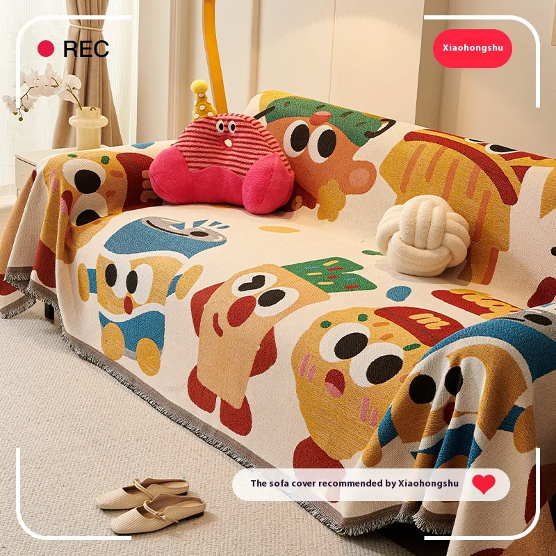 Reversible Sofa Cover Cartoon Print Non-Slip Stretchable Slipcover for L-Shaped 2 3 4 Seater Couch
Reversible Sofa Cover Cartoon Print Non-Slip Stretchable Slipcover for L-Shaped 2 3 4 Seater Couch