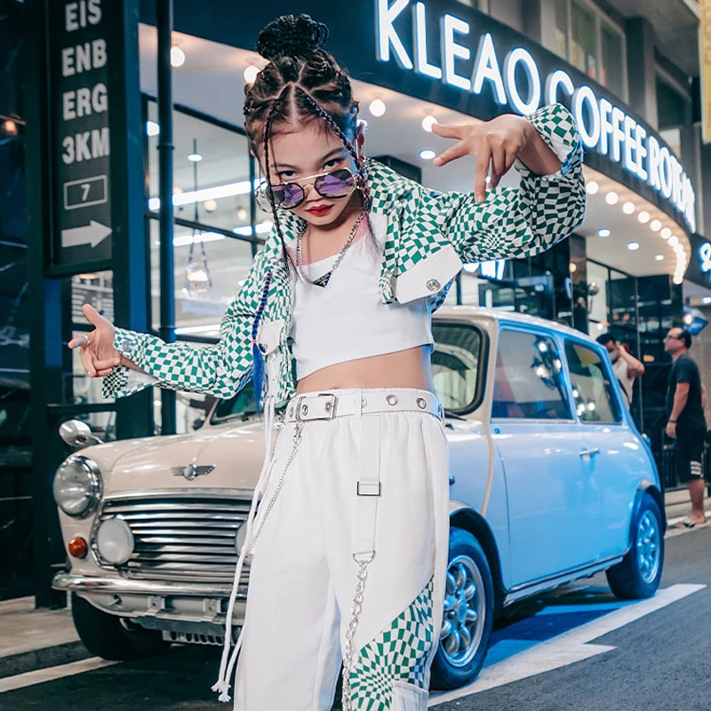 Girls Fashion Jazz Dance Suit Kids Catwalk Stage Outfits Modern Street Dance Practice Clothing Child Hip Hop Costumes DQL6676
Girls Fashion Jazz Dance Suit Kids Catwalk Stage Outfits Modern Street Dance Practice Clothing Child Hip Hop Costumes DQL6676