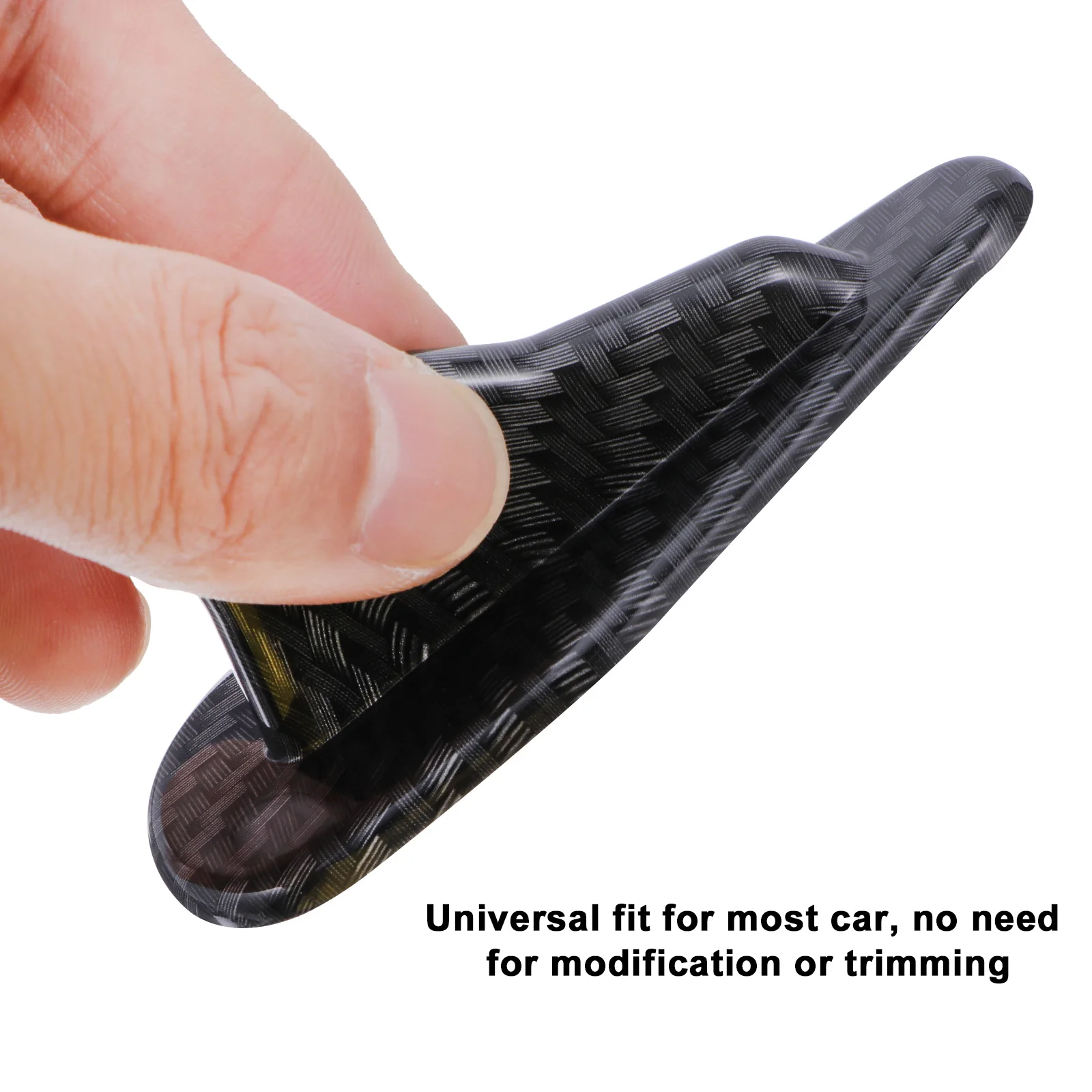 2 pcs Carbon Fiber Style Car Generator Shark Fin Spoiler Roof Diffuser Strong Adhesive Universal Fit
2 pcs Carbon Fiber Style Car Generator Shark Fin Spoiler Roof Diffuser Strong Adhesive Universal Fit