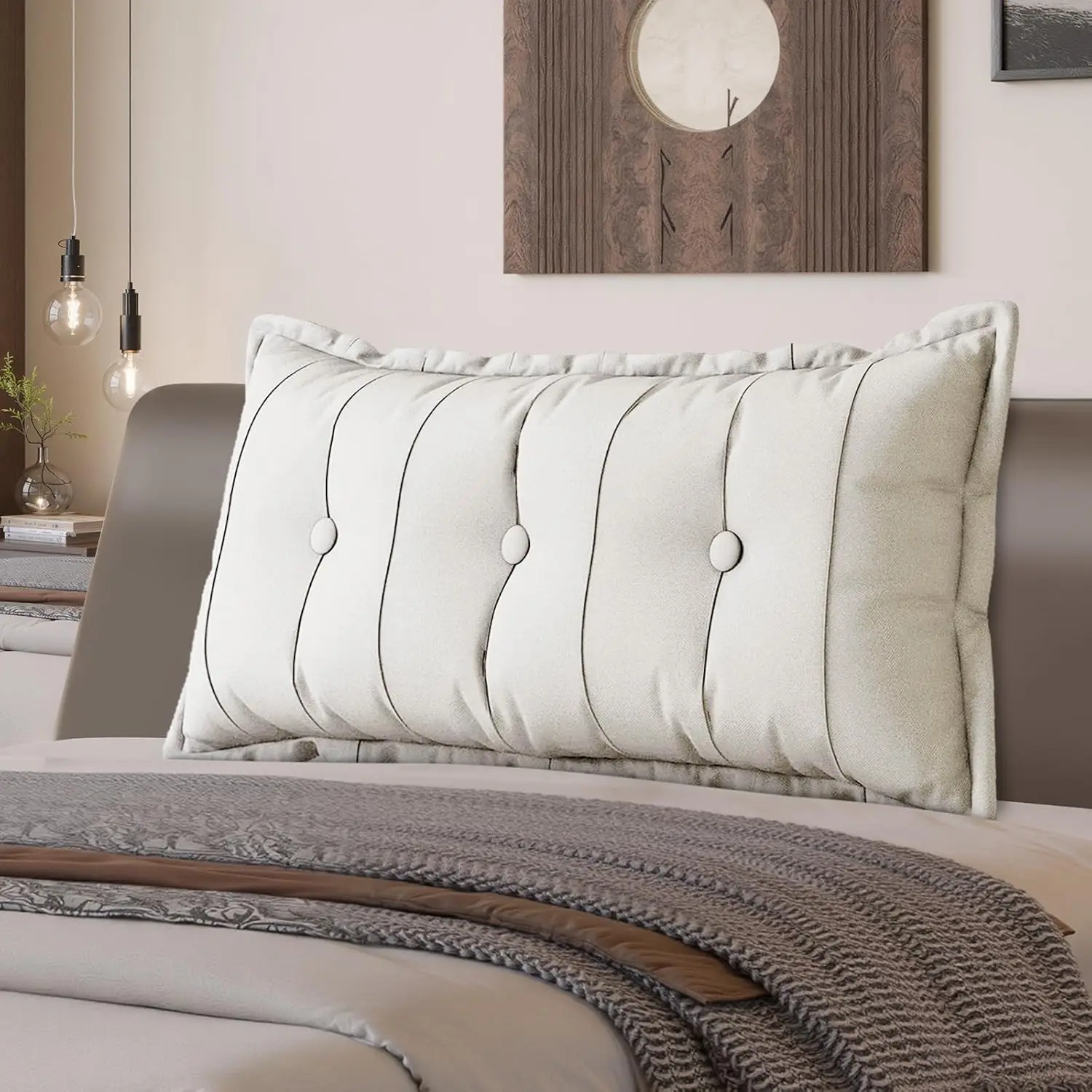 Large Headboard Pillow Bed Rest Reading Pillow For Sitting In Bed Backrest Bolster Pillow For Support And Comfortable Position
Large Headboard Pillow Bed Rest Reading Pillow For Sitting In Bed Backrest Bolster Pillow For Support And Comfortable Position