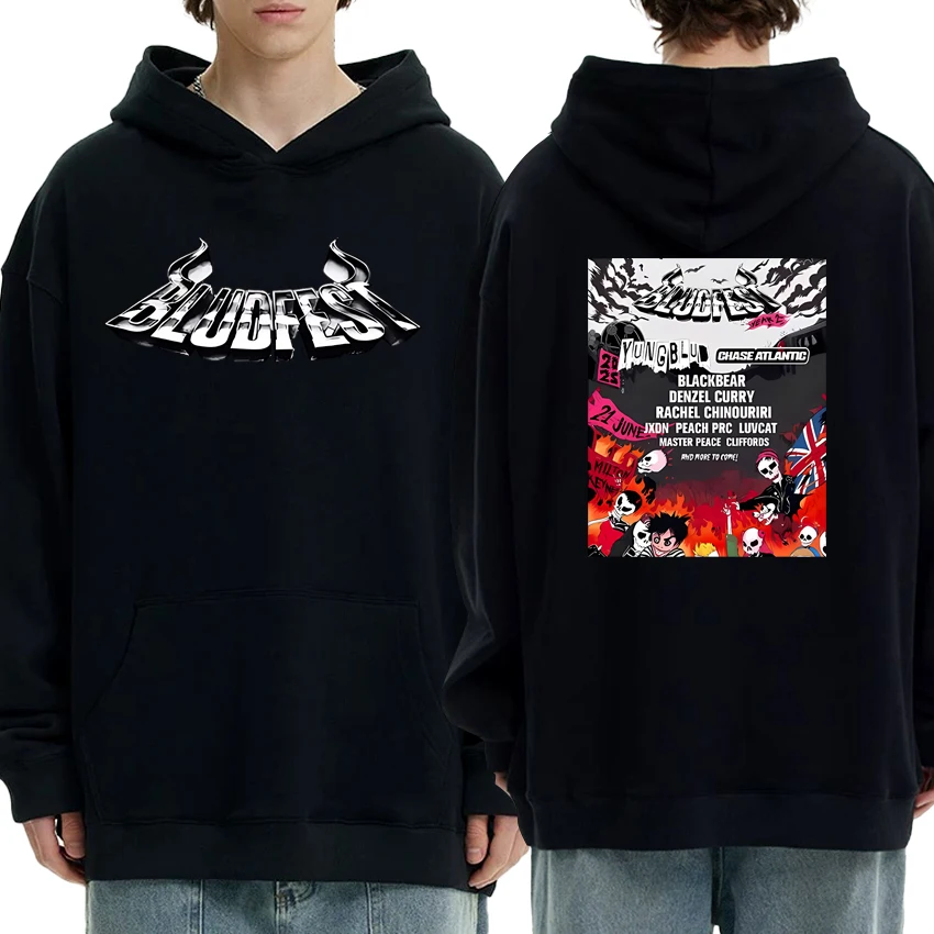 Fashion Yungblud Bludfest Music Festival Graphic Double Sided Printed Hoodies Fleece Men Women vintage Casual Sweatshirts Unisex
Fashion Yungblud Bludfest Music Festival Graphic Double Sided Printed Hoodies Fleece Men Women vintage Casual Sweatshirts Unisex