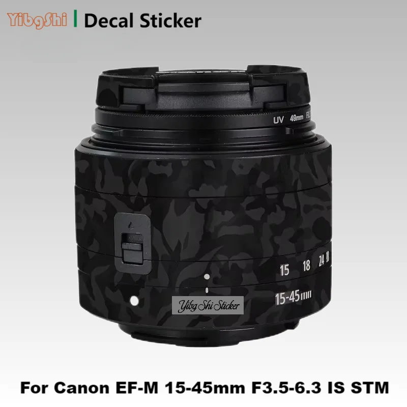 EF-M 15-45 Decal Skin Vinyl Wrap Film Lens Body Protective Sticker Coat For Canon EF-M 15-45mm F3.5-6.3 IS STM
EF-M 15-45 Decal Skin Vinyl Wrap Film Lens Body Protective Sticker Coat For Canon EF-M 15-45mm F3.5-6.3 IS STM