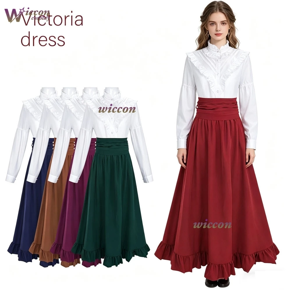 19th Century Victorian Gothic Renaissance Costume Dress Vintage Palace Style For Women Stage Performance High Quality
19th Century Victorian Gothic Renaissance Costume Dress Vintage Palace Style For Women Stage Performance High Quality