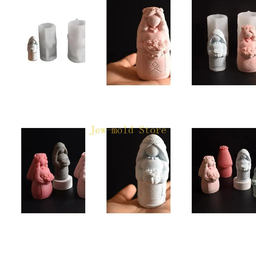 C71B Silicone Mold for Crafting Bride Holding Flower Home Decoration Mould
C71B Silicone Mold for Crafting Bride Holding Flower Home Decoration Mould
