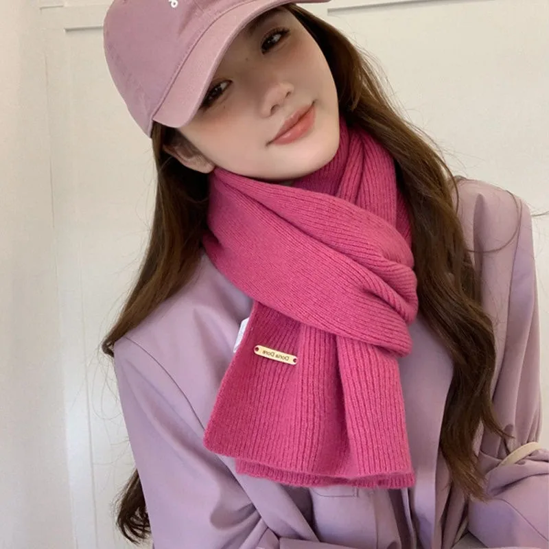 Fashionable Pure Color Knitted Scarf Short Style Warm Atmosphere Feeling Red Neck Warmer Versatile for All Seasons Korean Style
Fashionable Pure Color Knitted Scarf Short Style Warm Atmosphere Feeling Red Neck Warmer Versatile for All Seasons Korean Style
