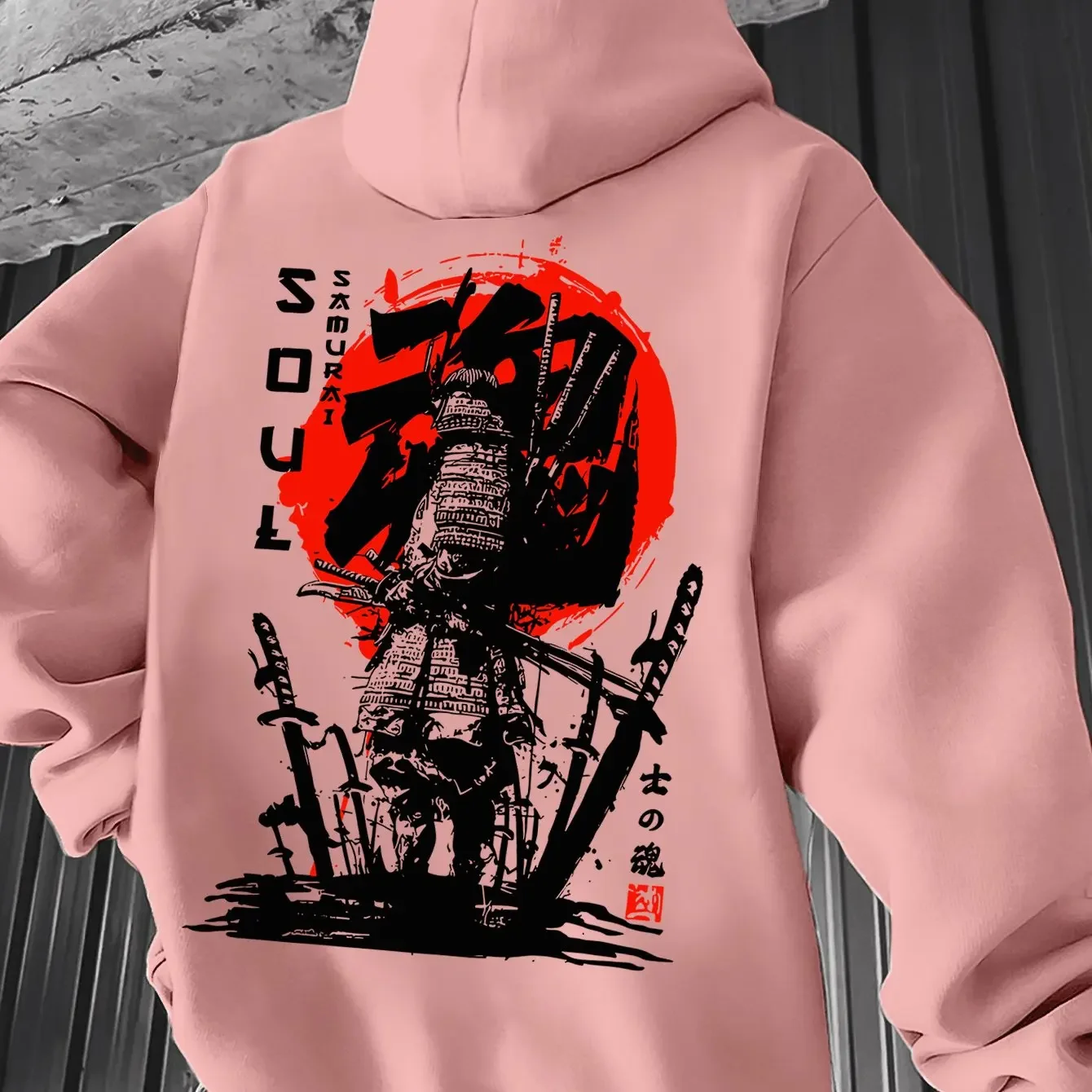 Creative fusion of traditional samurai culture and modern streetwear unisex casual pullover sweatshirts
Creative fusion of traditional samurai culture and modern streetwear unisex casual pullover sweatshirts
