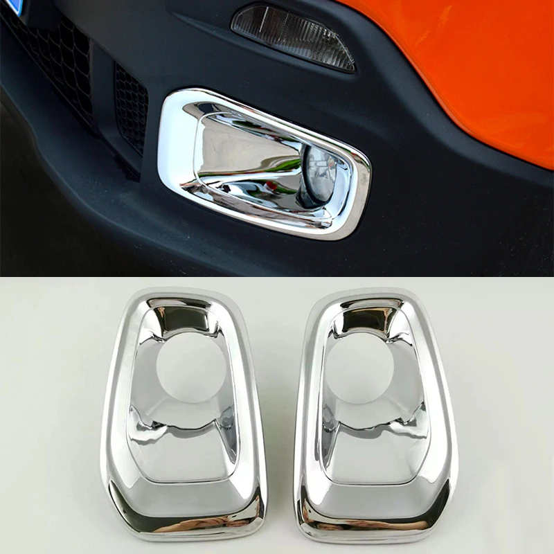 For Jeep Renegade 2015 2016 2017 2018 Accessories ABS Chrome Car Front Fog Light Frame Lamp Cover Trim Sticker Car Styling
For Jeep Renegade 2015 2016 2017 2018 Accessories ABS Chrome Car Front Fog Light Frame Lamp Cover Trim Sticker Car Styling