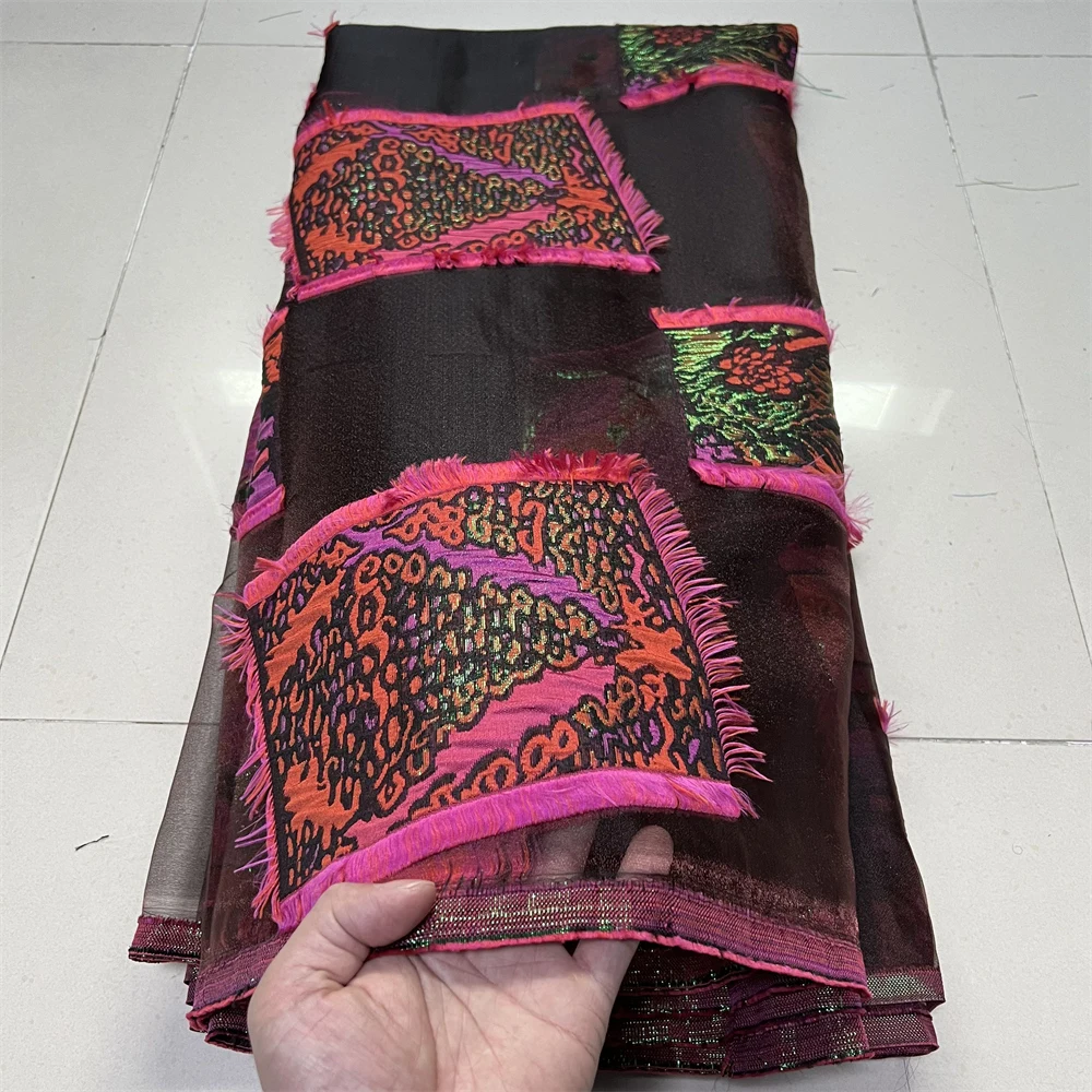 2026 African Nigerian Tulle Lace Fabric Organza Embroidery High Quality Brocade Jacquard 5Yard for Party Gown Dress YXZ203
2026 African Nigerian Tulle Lace Fabric Organza Embroidery High Quality Brocade Jacquard 5Yard for Party Gown Dress YXZ203