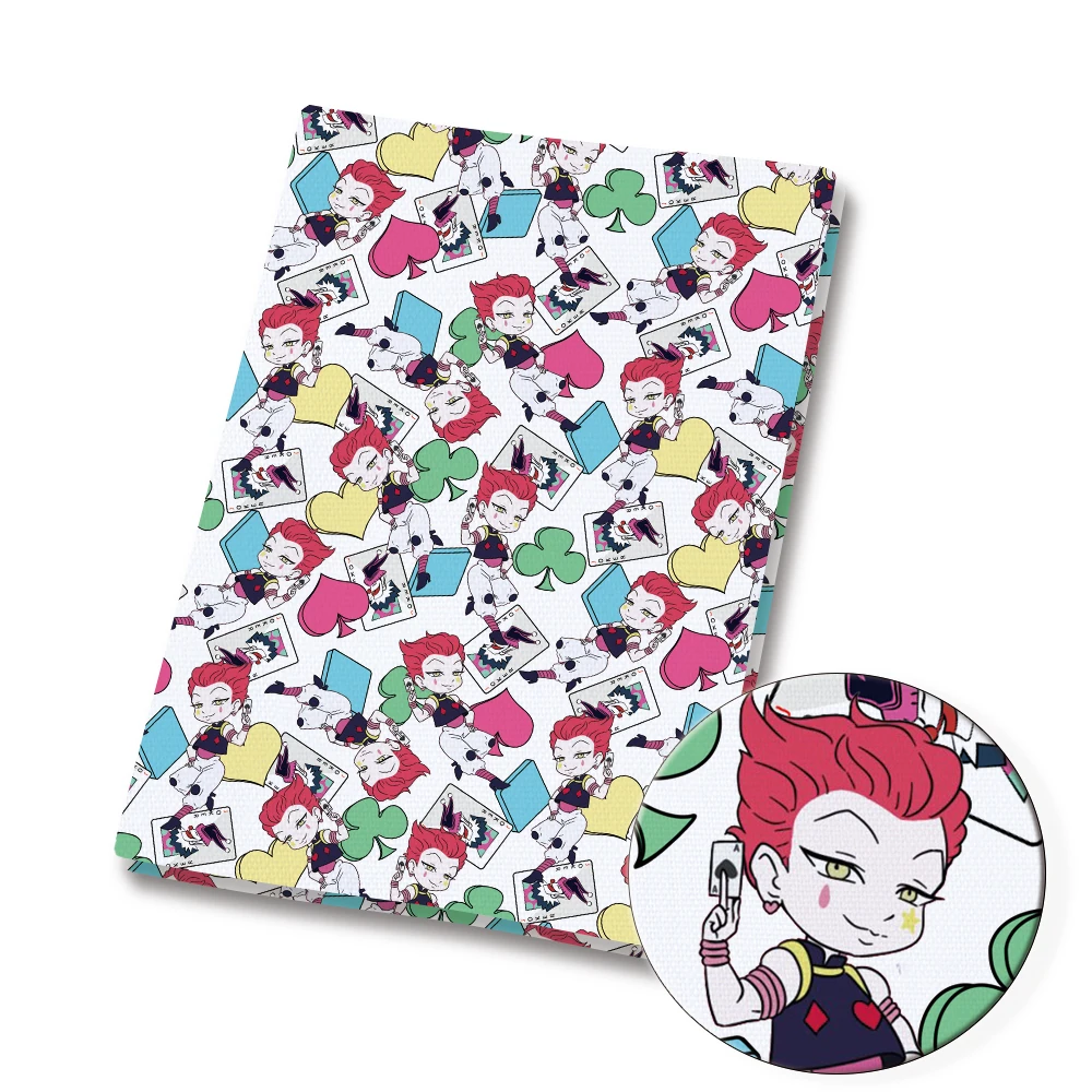 Full-time hunter Hisoka fabric Cartoon Hot DIY Polyester cotton Fabrichandmade sewing patchwork printed fabric anime fabric
Full-time hunter Hisoka fabric Cartoon Hot DIY Polyester cotton Fabrichandmade sewing patchwork printed fabric anime fabric