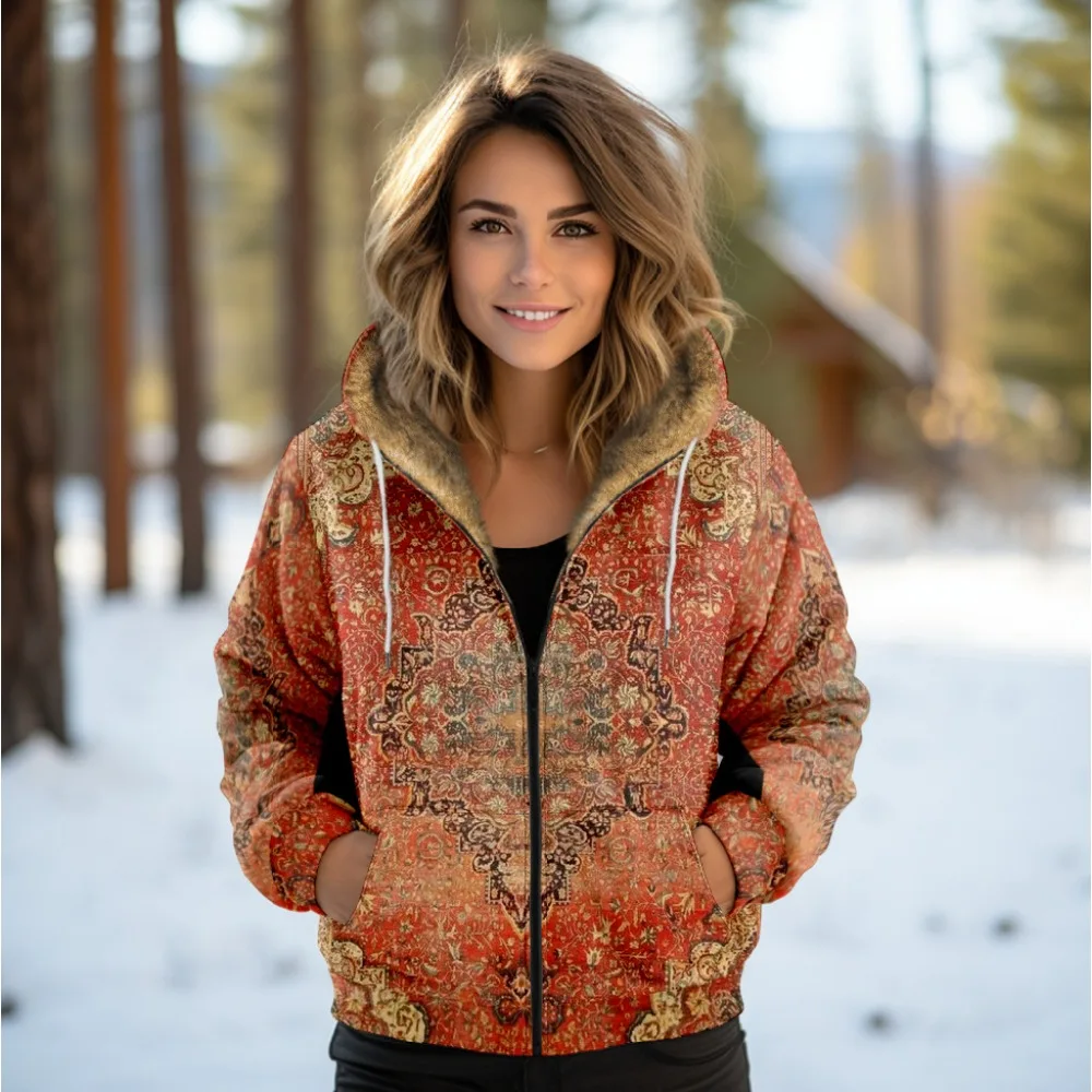 Women's Vintage Folk Floral Art Print Casual Zip Up Hoodie Sweatshirt Casual Fleece Jacket Harajuku Winter Outerwear Coats
Women's Vintage Folk Floral Art Print Casual Zip Up Hoodie Sweatshirt Casual Fleece Jacket Harajuku Winter Outerwear Coats