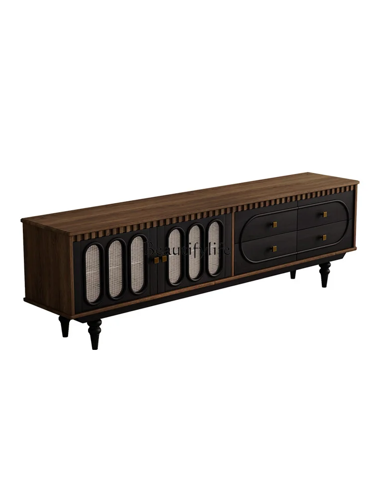 Medieval Style Pure Solid Wood TV Cabinet French Light Luxury Retro TV Stand
Medieval Style Pure Solid Wood TV Cabinet French Light Luxury Retro TV Stand